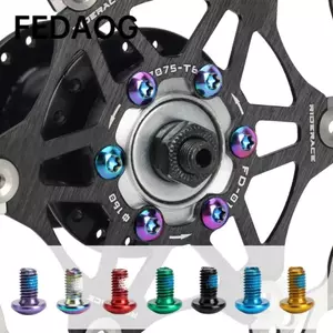 FEDAOG 12 Chiếc Đĩa Xe Đạp Cánh Quạt Vít, M5 * 10 T25 Phanh Đĩa Xe Đạp Cánh Quạt Bu Lông, Xe Đạp MTB TOOPRE Phụ Kiện Đi Xe Đạp Bằng Thép Không Gỉ Phần Cho Du Lịch Đi Bộ