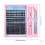 D Curl 8-16mm Cụm mi mi mềm mại tự nhiên có thể tái sử dụng phù hợp cho phụ nữ mọi lứa tuổi
