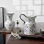Bình gốm màu xanh và trắng cổ điển cho lối vào phòng khách Trang trí cây thủy canh Sắp xếp hoa Bàn văn phòng tại nhà Trung tâm Nồi sứ thủ công