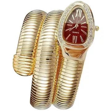 Đồng hồ rắn dành cho nữ, Đồng hồ rắn, Đồng hồ đeo tay hình con rắn, Đồng hồ đeo tay hình con trang điểm cho nữ