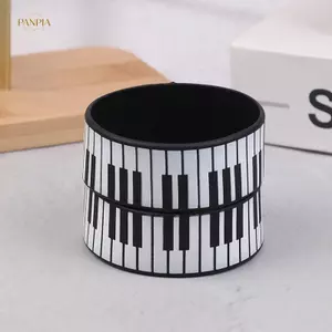 PNPIA- 1 Chiếc Bàn Phím Đàn Piano Thời Trang Vòng Tay Silicon Hoàn Hảo Cho Những Người Yêu Âm Nhạc Và Lễ Hội, Thích Hợp Cho Mọi Mùa