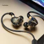 < CarFashion > Điều khiển đường dây tai nghe đeo cổ BX-02 Tương thích Bluetooth 50 ABS Tai nghe nhét tai trong tai có độ bền dài để chơi game