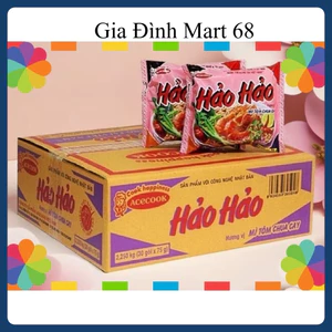 Thùng 30 Gói Mì Hảo Hảo 75g Vị Tôm Chua Cay – Date Mới, Giá Tốt