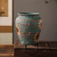 Vintage Gốm Sứ Hoa Hướng Dương Chậu Boho Phong Cách Handmade Chậu Trồng Bình Hoa Nghệ Thuật Tranh Sơn Dầu Thiết Kế Cho Nhà Sân Vườn Bàn Trung Tâm Trong Nhà Trang Trí Ngoài Trời