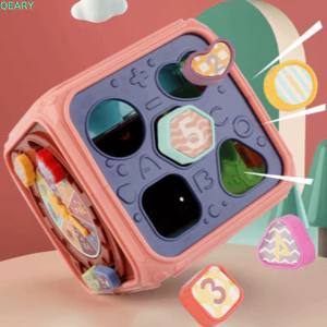 QEARY Hexahedron Drum Piano, Âm nhạc 6 mặt Trẻ em vỗ tay Đánh trống, Trò chơi vui nhộn Pounding Hộp hoạt động đa chức năng Giáo dục sớm Đồ chơi trẻ em Sinh nhật