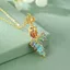 May Mắn Koi Vòng Cổ May Mắn Phong Cách Trung Hoa Men Mặt Dây Chuyền Đơn Giản Đa Năng Cao Cấp Niche Ánh Sáng Sang Trọng Thanh Lịch Xương Đòn Dây Chuyền