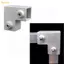Pealike 20x20mm Vuông Ống Kết Nối Kết Nối Dây Hợp Kim Nhôm 3 Chiều Khuỷu Tay Lắp Kết Nối Phụ Kiện