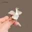 AqToCna Dễ Thương Hình Ngỗng Thổ Cẩm Tự Nhiên Mẹ Của Ngọc Trai Inlay Mạ Vàng Viền Nhẹ Thời Trang Ve Áo Pin Cho Tất Cả Dayfort Mặc AqToCna