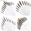 YOLOGO 12 Chiếc Vẽ Tay Màu Nước, Bộ Bàn Chải Màu Nước Nylon Nghệ Thuật Dành Cho Người Mới Bắt Đầu, Tóc Mềm Thời Trang Nghệ Sĩ Mũi Nhọn Đầu Phẳng Bàn Chải Quà Tặng