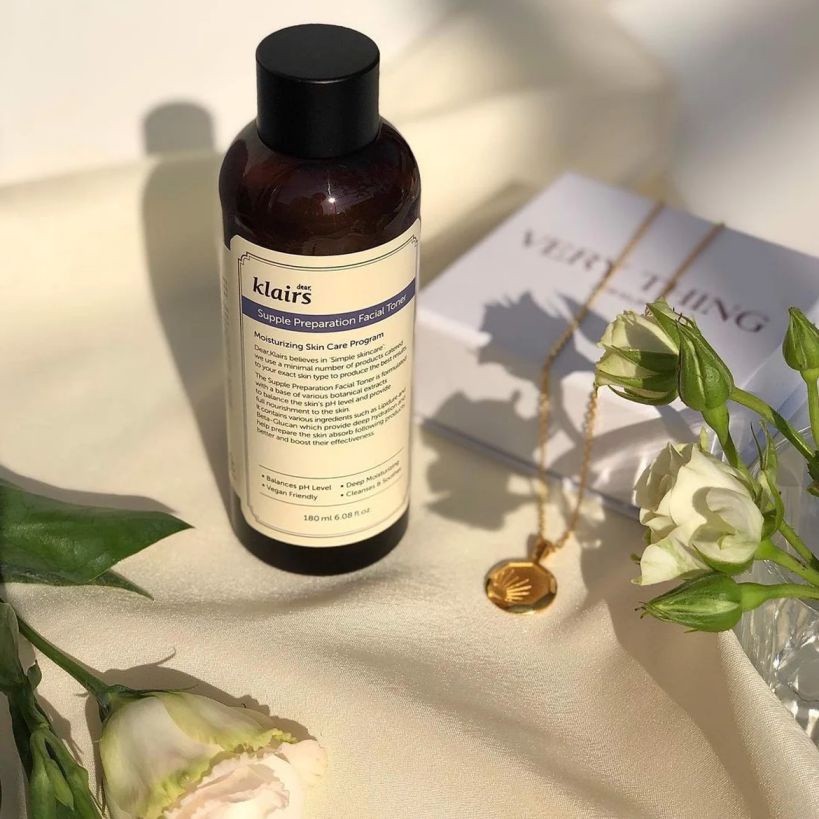 Combo 2 Nước hoa hồng Dear, Klairs Supple Preparation Facial Toner cấp ẩm hỗ trợ làm sáng da 180ml/chai [FS]