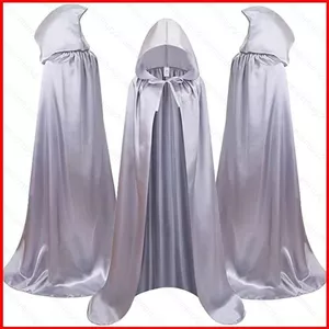 Áo choàng Halloween đen chết áo choàng có mũ Phù thủy quỷ trang phục Ma cà rồng bữa tiệc trẻ em người lớn cosplay vải