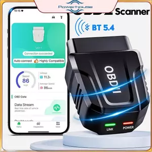 Máy quét chẩn đoán POWER OBD2 cho ô tô Công cụ động cơ Che không dây Trình đọc mã lỗi Thiết lập lại để bảo trì nhà để xe.