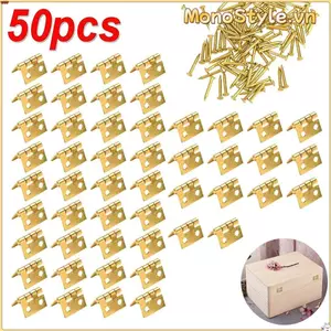 MONOSTYLE 50 Chiếc Bản Lề Góc Mini Tủ Cổ Trang Sức Hỗ Trợ