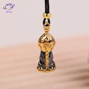 HFTOY Di Động Mini Tượng Mặt Dây Chuyền Nelace Retro Đa Năng Phụ Kiện Quà Tặng Cho Nam Nữ ~
