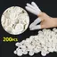 Ziyulinyuk 200 Cái / túi Dùng Một Lần Cao Su Cao Su Ngón Tay Cots Đầu Ngón Tay Bảo Vệ Găng Tay Bao Ngón Tay Thực Hành Móng Tay Bảo Vệ Tay Cots VN