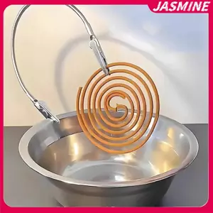 JASMINE Di Động Muỗi Cuộn Dây Kẹp Cá Sấu Hai Đầu Kẹp Muỗi Cuộn Dây Cực Dài Kim Loại Chủ Đề Cuộn Dây Kẹp Thép Không Gỉ JASMINE