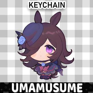 Gantungan Kunci Akrilik /  ANIME UMAMUSUME CHIBI - GOLD SHIP CHIBI
