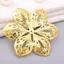 Flgo 100 Chiếc Hỗn Hợp Kim Loại Filigree Hoa Quấn Cho Sổ Lưu Niệm Dự Án Thủ Công Trang Sức Linh Kiện Mũ Trang Sức Tôn Huy