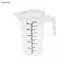 Luckyew 100 / 250 / 500ML Cốc Đo Bình Nướng Bánh Trong Suốt Nước Bột Nhà Bếp Có Nắp TQ