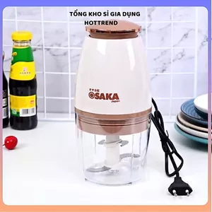 MÁY XAY THỊT OSAKA CAO CẤP LƯỠI DAO INOX - Máy xay sinh tố đa năng, xay thực phẩm, cối lớn, dễ vệ sinh