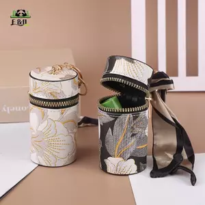 Vintage Mini Buet Ví Đựng Tiền Xu Thêu Lipsti Túi Bảo Quản Móc Khóa Túi Tai Nghe Túi Nhỏ Mặt Dây Chuyền Phụ Kiện Thời Trang EMKK