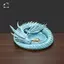 Khay trang trí rồng thần thoại 3D Hộp đựng đồ trang sức bằng nhựa in hình Hộp đựng đồ để bàn cho quà tặng tân gia Trang trí nội thất Mới