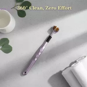 Bàn chải đánh răng lông mềm 3 mặt dành cho người lớn Bộ chăm sóc răng miệng làm sạch sâu Bảo vệ nướu nhẹ nhàng cho răng nhạy cảm Du lịch tại nhà