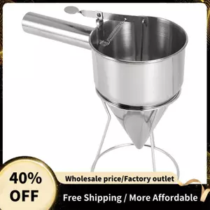 Thép không gỉ cầm tay Phễu phân phối Viên Phễu Dụng cụ cầm tay Trộn Batter Separator