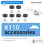 Bộ 6 Vòng Cao Su Cho V966 V977 XK K110 K120 RC Máy Bay Trực Thăng Drone Phụ Kiện