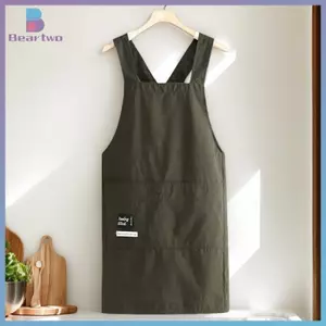 < beartwo > Tạp dề nhà bếp nấu ăn Tạp dề eo người lớn chống mài mòn thoáng khí Chống bẩn Nhà hàng mềm mại Quần áo làm việc Nhà mới