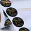 500 Chiếc Cảm Ơn Bạn stier Trang Trí Đám Cưới Tem Nóng Nhãn Tròn Màu Hồng