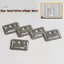 100 Chiếc Kẹp Tường WPC Kẹp Kim Loại Cho Wpc Treo Tường Và Trần Sáo Chỉ Trong Nhà Và Ngoài Trời Nhiều Kích Cỡ mới