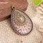 HFSHY 5 Chiếc Retro Vintage Dân Tộc Bohemia Giọt Nước Mặt Dây Dành Cho Nữ Bông Tai Nelaces Quyến Rũ Cho DIY Làm Phụ Kiện Trang Sức VN