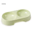 Pet Puppy Dog Cat Food Water Dish No Slip Feeder Bát đựng nhựa đôi