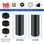 6 Cái Nhựa Trống Cuối Nắp Ống Lắp Ống Cắm Bao 40mm Đen