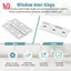 20 chiếc tủ quần áo bằng thép không gỉ bản lề cửa gấp