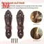 Rèm kim loại Tua Rua Tie Back Tieback Móc treo tường Mini 2 CÁI Đồng đỏ