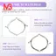 5 Khung Kim Loại Snap Clasp Họa Tiết Vòm Đồng Xu Phong Cách Ví Bạc