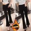 Mùa hè 2026 Plus size Quần Denim dài đến mắt cá chân màu đen dài đến mắt cá chân Fat Sister Tua Rua Frayed Edge Loose Covering Thịt Slimer Look Hàn Quốc Wide-