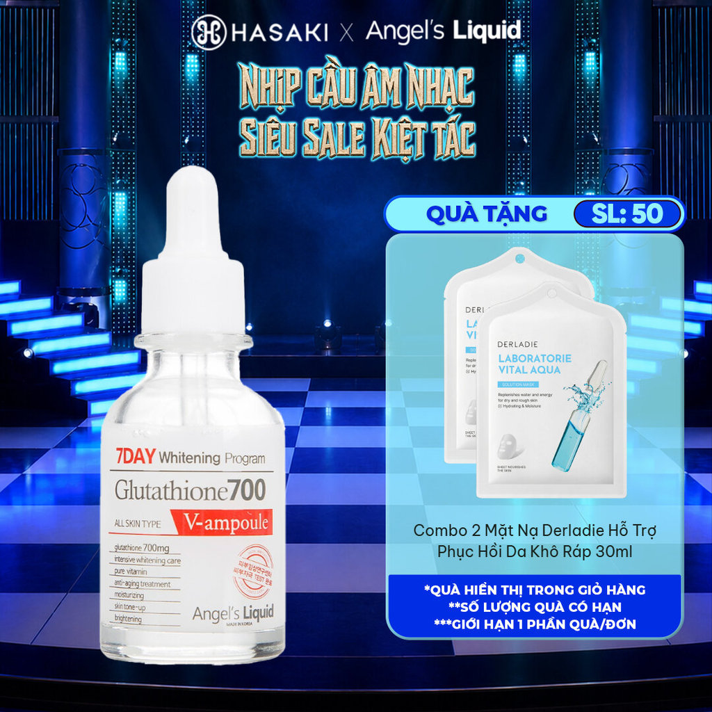 Serum Dưỡng Sáng Da Angel's Liquid Serum Glutathione 7 Day 30ml