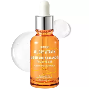 JUMISO Serum Vitamin Cả Ngày, Serum Làm Sáng & Cân Bằng Da Mặt, Quà Tặng, Vitamin C, A, B, D, E, Serum Với Vitamin, Chăm Sóc Da Hàn Quốc, Làm Sáng Da, hing, Serum Thuần Chay, Vitamin