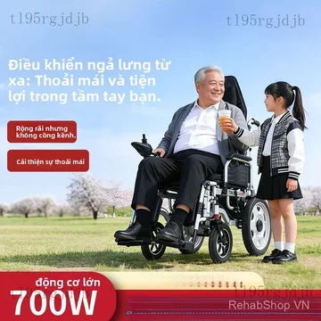 Xe lăn/Dụng cụ hỗ trợ đi bộ700W Xe lăn điện dành cho người thừa cân, được thiết kế rộng hơn và lớn hơn, xe lăn thông min