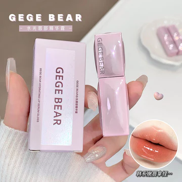 Little Bear House PDRN Essence Nâng Cao Son Bóng 02 Gương Son Bóng 04 Son Môi Son Bóng Nước Bóng Hồng
