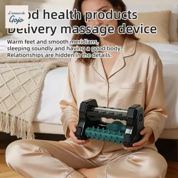 Máy mát xa chân GOJO, Máy mát xa làm nóng chân mô sâu, Fascia chân đa chức năng Ba trong một với đế chân nén nhiệt Thiết bị Massage giảm đau chân