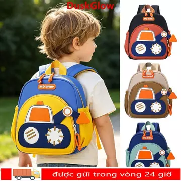 Ba lô trẻ mới biết đi DUSKGLOW cho bé trai, Ba lô mẫu giáo Mini, Ba lô mở rộng chống mài mòn dễ thương Ba lô trẻ em chống nước cho trẻ em chăm sóc ban ngày