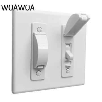WUAWUA Bảo vệ công tắc tường, Ngăn chặn nắp công tắc đèn chống trẻ em vô tình, Công tắc an toàn bảo vệ gia đình thực tế Giữ bật tắt Công tắc hoặc vị trí