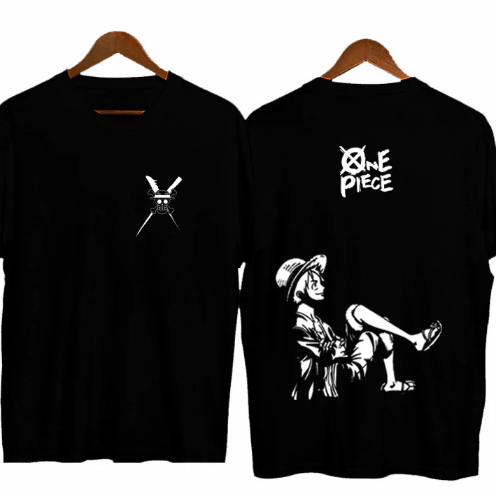 Phong Cách Halloween Bấm Kim Của Tôi Distro Áo Thun OP LUFI DUDUK Áo Thun Distro Nâng Cấp Cotton Top Tee Áo Thun Tay Ngắn Áo Thun Nam Unisex Quần Áo Nam Áo Thun Giáng Sinh