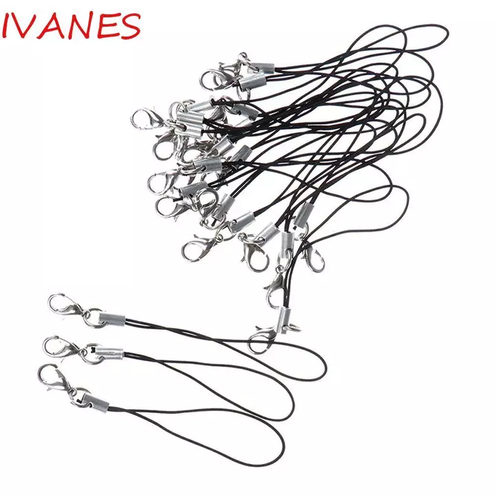 IVANES Dây Lariat Dây Điện Thoại Quyến Rũ Phụ Kiện Trang Sức Dây Đeo Điện Thoại Di Động Móc Khóa Móc Túi Móc Chìa Khóa Điện Thoại Móc Treo Kẹp Dây Điện Thoại