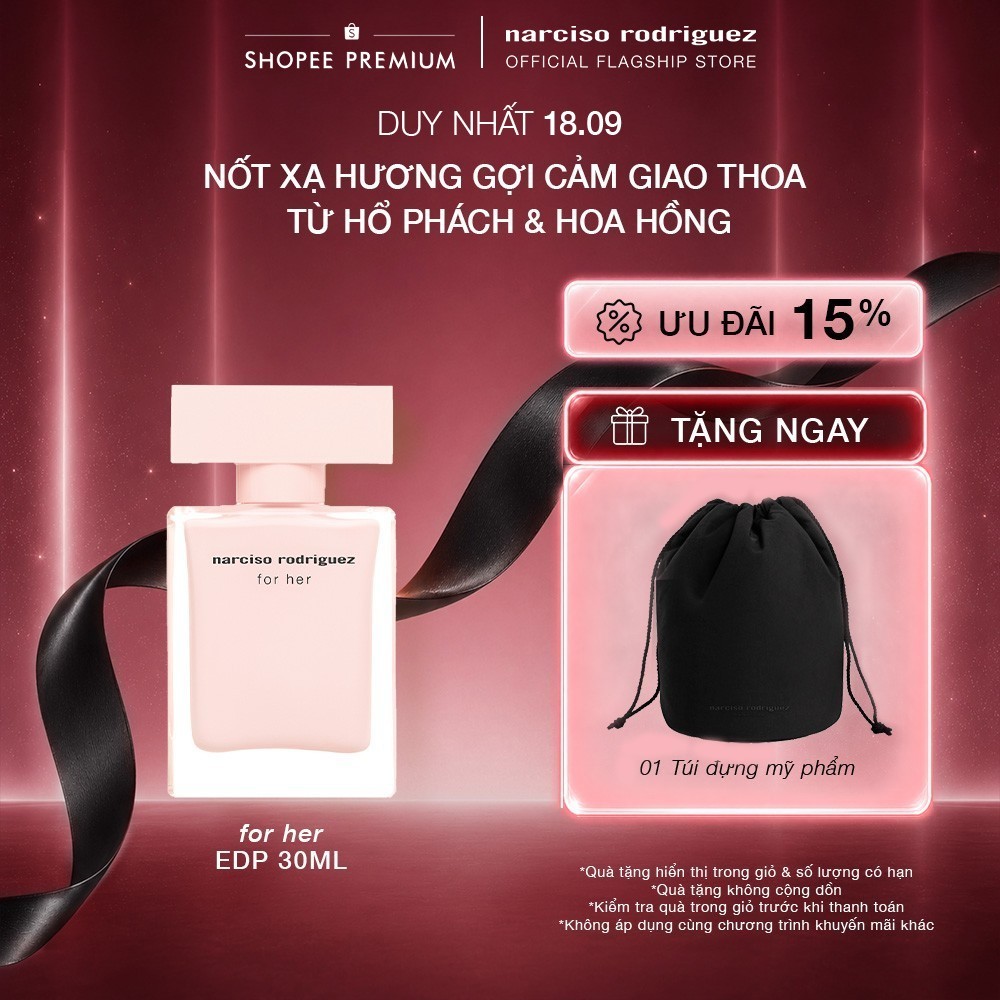 Nước Hoa nữ Narciso Rodriguez For Her Eau De Parfum 30ml