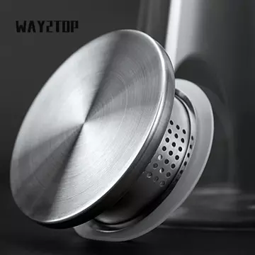 Nắp ấm đun nước lạnh WAY2TOP, Ấm đun nước lạnh Nắp ấm đun nước đa năng, Phụ kiện ấm đun nước bằng thép không gỉ đơn giản Bộ lọc gia đình tại nhà